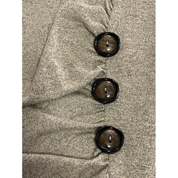 Indigo Soul Womens 2XL Cowl Neck Tunic Top With Button Detail & Ruched Side - Picture 11 of 16